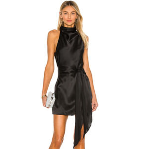 Amanda Uprichard Black Midi Dress